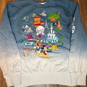 Disney Blue and White Sweatshirt